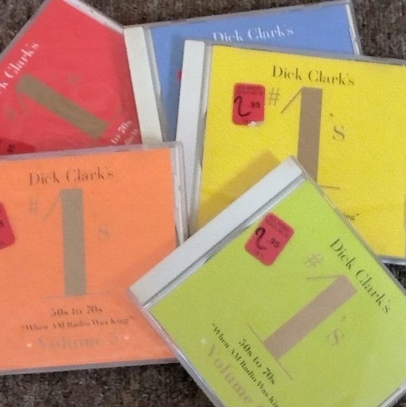 5 CD Lot Dick Clark's #1's 50s to 70s When AM Radio Was King 1,2,3,5,6 - Picture 3 of 14